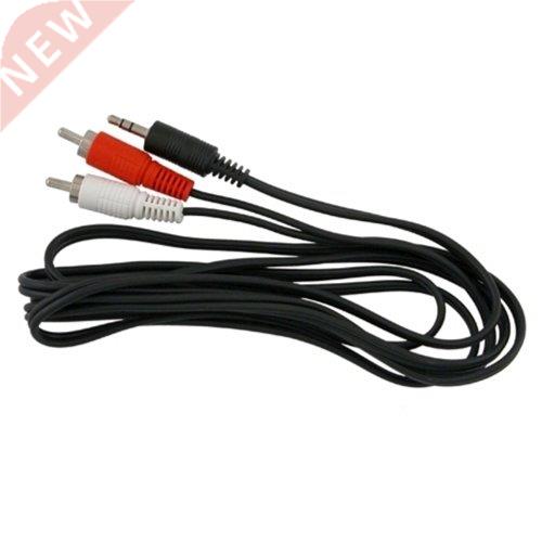 3.5mm PC Aux To Dual 2 RCA Audio Cable MaleMale 1.5Meters
