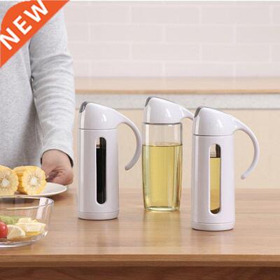 Oil Dispenser Glass Olive Oil Bottle Pot Leakproof Sauce Vin
