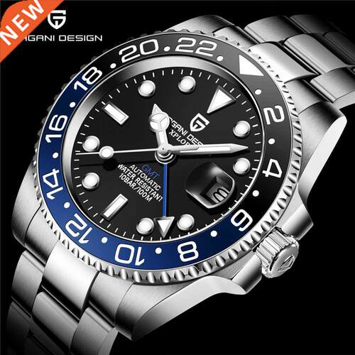PAGANI DESIGN GMT Automatic Mechanical Watch Fashion Luxury