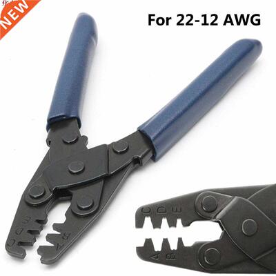22-12 AWG 1.65-6.3mm2 Terminal Crimp Plier Cable Crimper Wir