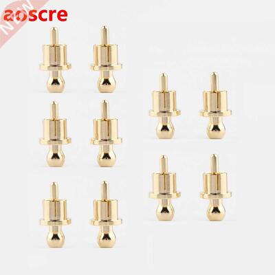10pcs Gold Plated RCA Cap Plug Short-Circuit Socket Phono Co