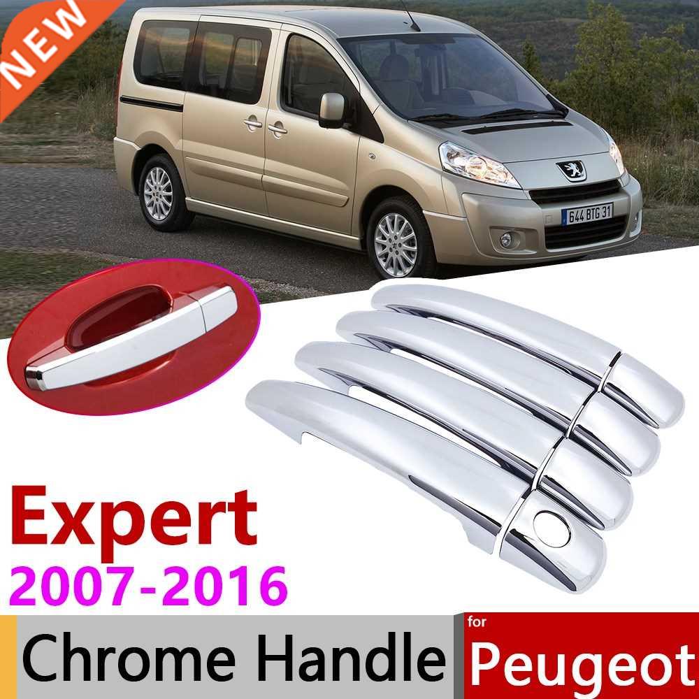 for Peugeot Expert Tepee 2007~2016 Chrome Door Handle Cover