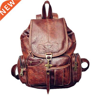 Female backpack mochila feminina leather women mochila mujer