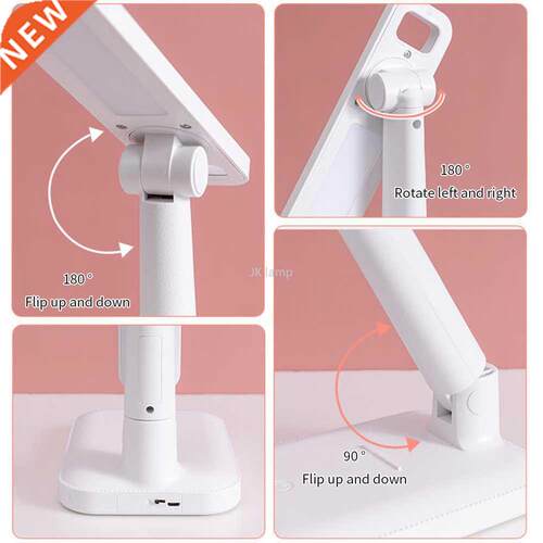 2022 Led Desk Lamp Touch Stepless Dimming Foldable Table Lam