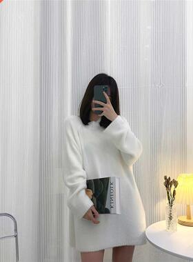 Mink Fleece Sweater Women 2021 Autumn Winter ndy Korean Styl