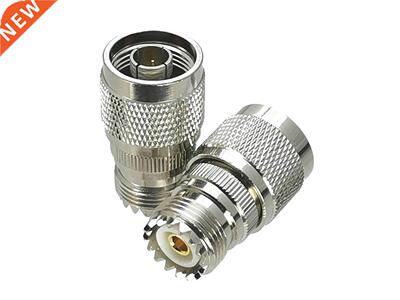 1Pcs N Male Plug to UHF SO239 Female Jack RF Adapter Connect