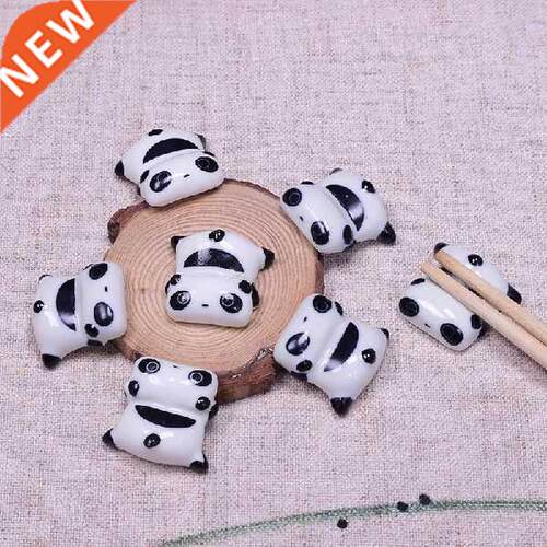 Chopstick Rack Cute Panda Shape Ceramic Ware Porcelain