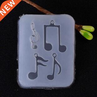 1Pc Music Notes Resin Silicone Mold Diy Ornament Decoration