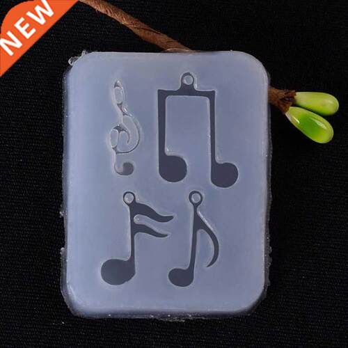 1Pc Music Notes Resin Silicone Mold Diy Ornament Decoration