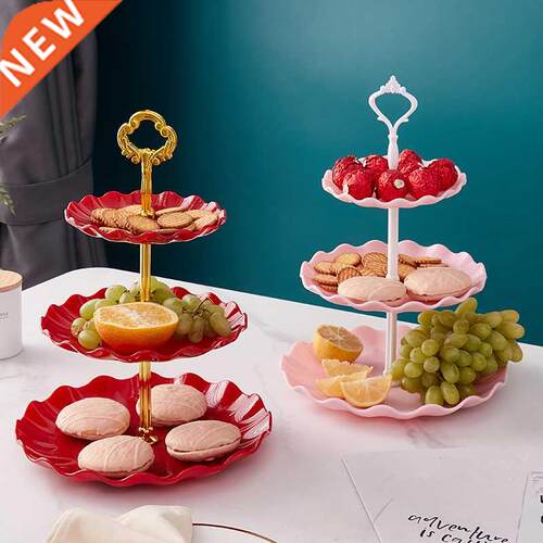Nordic Multi-layer Fruit Cake Plate Stand Snack Rack Dried