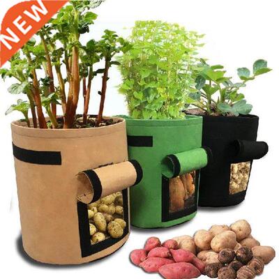 Felt Plant Grow Bags Garden Potato Pot Greenhouse Vegetable