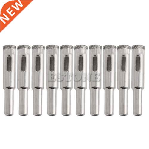 10Pcs 10 mm forage diamant base Coated Bits Scie Carreaux ve