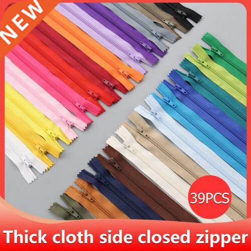 39pcs 20cm Multicolor Nylon Coil Zippers for Tailor Sewing C