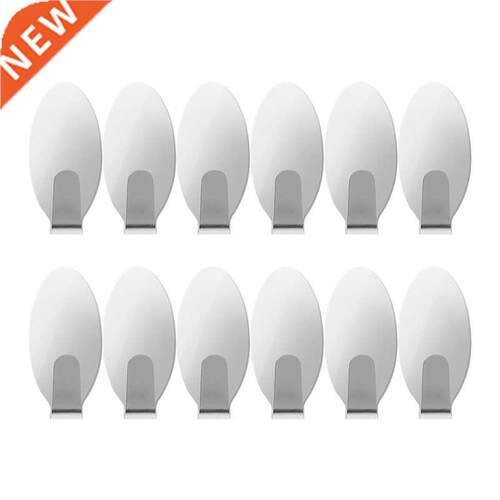 12Pcs Stainless Steel Adhesive Kitchen Bathroom Wall Door