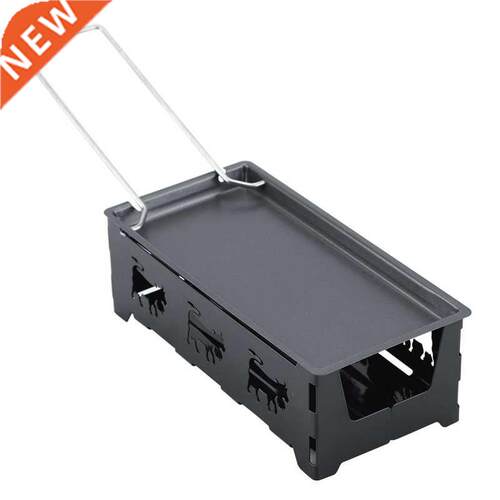Portable Non Stick Cheese Raclette Rotaster Baking Tray Stov