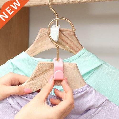 10PCS Multi-function Mini Clothes Hanger Connector Hooks