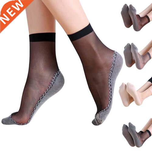 New 1Pair Spring Summer Women Soft Socks Casual Non-Slip Bot
