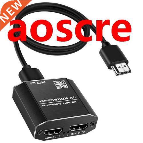 HDMI Splitter One Input Two Output 2.0 Audio Decoder 4Kx2K H