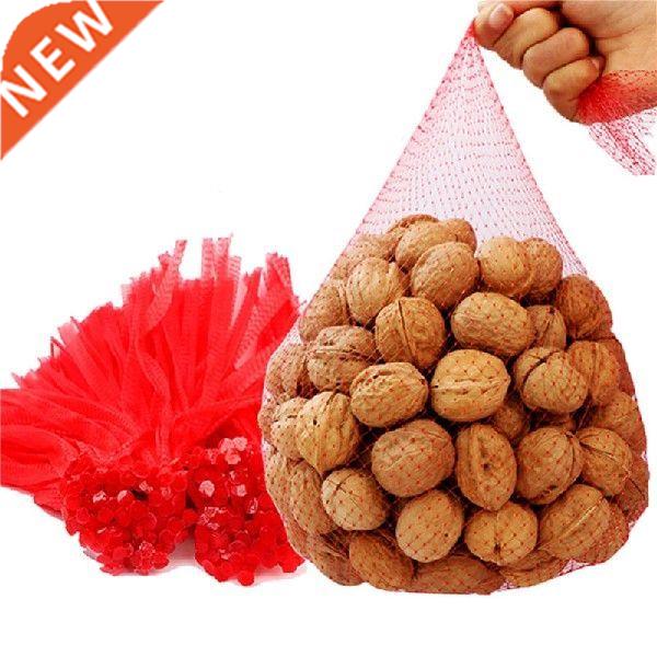 100 Pcs Fruit And Vegetable Packaging Net Nylon Woven Mesh