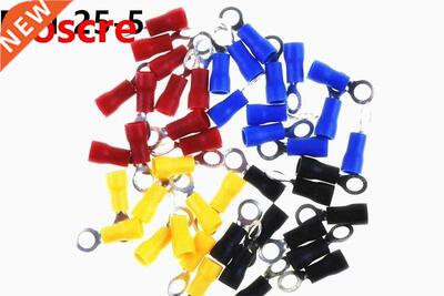 100PCS/50PCS Pck RV1.25-5 Red Insulted Crimp Ring Terminl