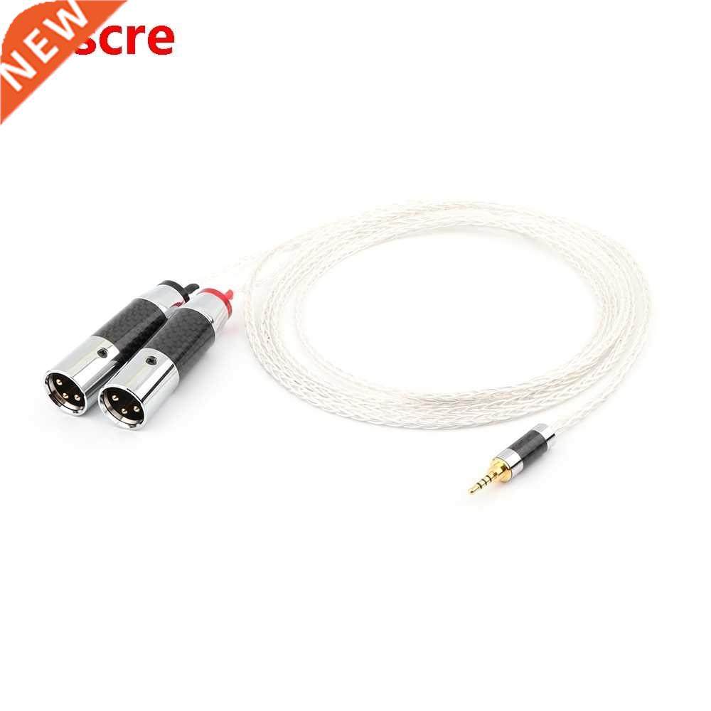 Yter HIFI 8 Cores OCC Silver Plated 4.4mm/3.5mm/2.5mm TRRS B