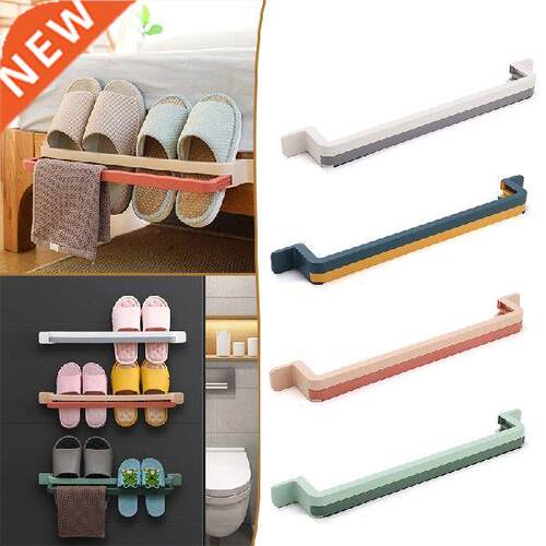 Slippers Rack Self Adhesive Punch-free Wall-mounted Bedroom