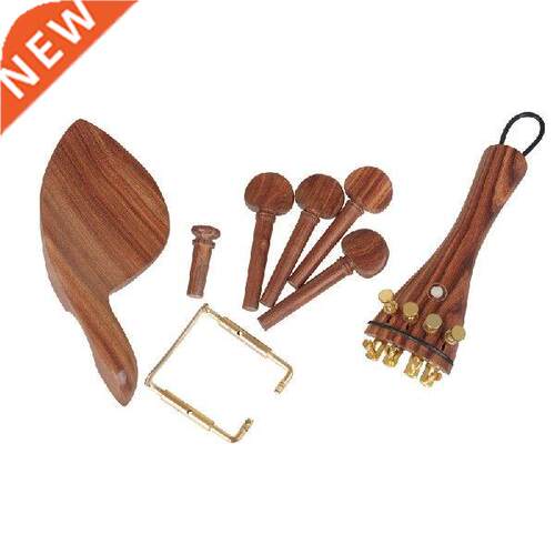 4/4 Jujube Wood Violin Fittings Parts Accessories Pegs