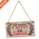 Merry Little Christmas Have Plaque Wooden Board Yourself