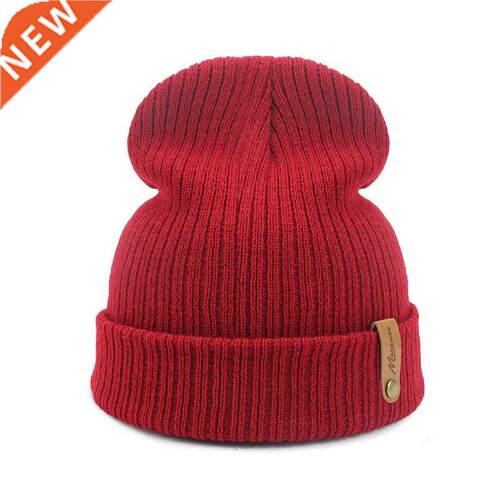 New Fashion Women Men Winter Hat Knitted Skuilles Beanies Fo