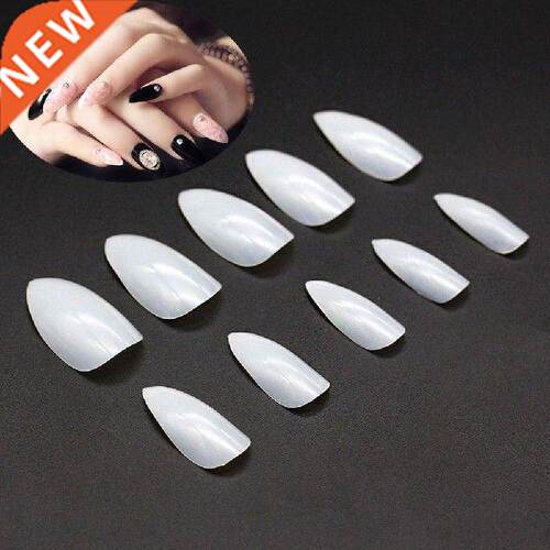 500 Pcs Almond Oval Pointy Acrylic Full False Nail Tips