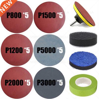 15Pcs Sanding Discs Pad Car Headlight Repair Polishing Resto