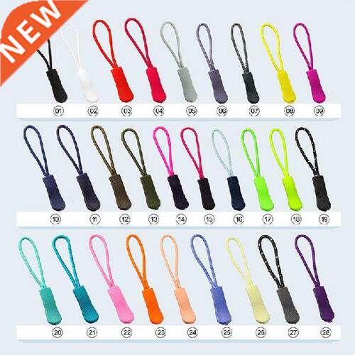 10pcs Zipper Pull Tag Puller End Fixer Zip Cord Tab