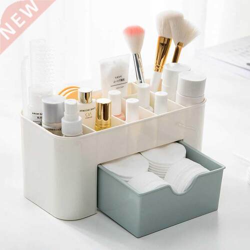 Plastic Makeup Organizer MakeUp Brush Storage Box with Drawe