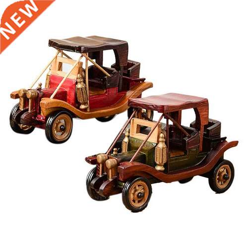 Wooden Retro Model Auto Ornaments Classic Car Toy
