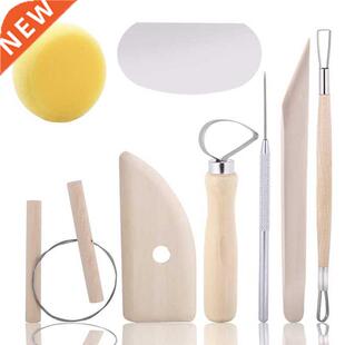 8 Pieces Pottery Tools and Clay Sculpting Tool Set for Potte