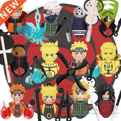 Naruto Building Blocks Sasuke Kakashi Akatsuki bricks Anime