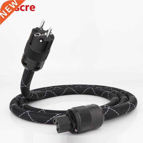 high-end Hifi power cord with rhodium plated plug, Audiophil