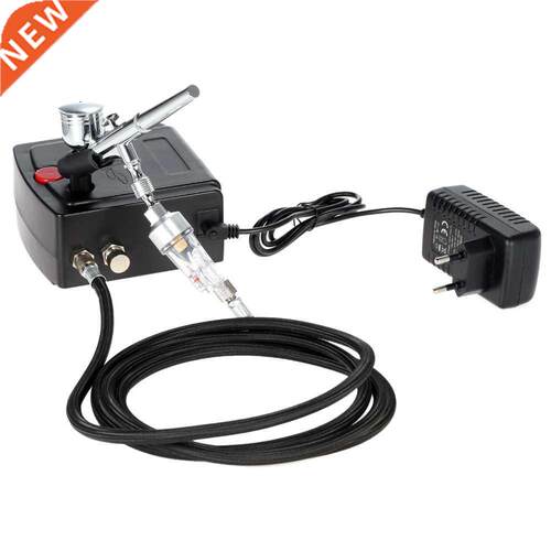 100-240V Paint Spray Gun Airbrush Air Compressor Kit for