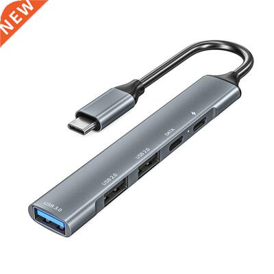 5 In 1 USB 3.0 Hub Type-C Adapter Converter For Laptop Adapt
