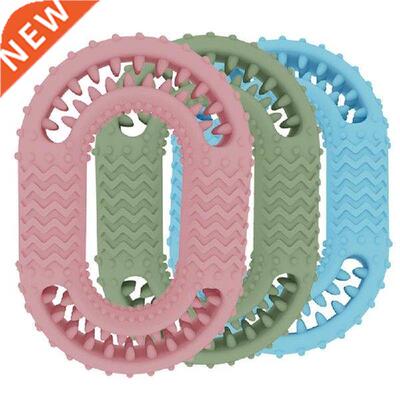 Nature Rubber Pet Toothbrush Toy Interactive Portable Dog