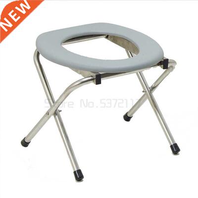 Foldable Commode Chair Bedside Potty Chair For Elderly