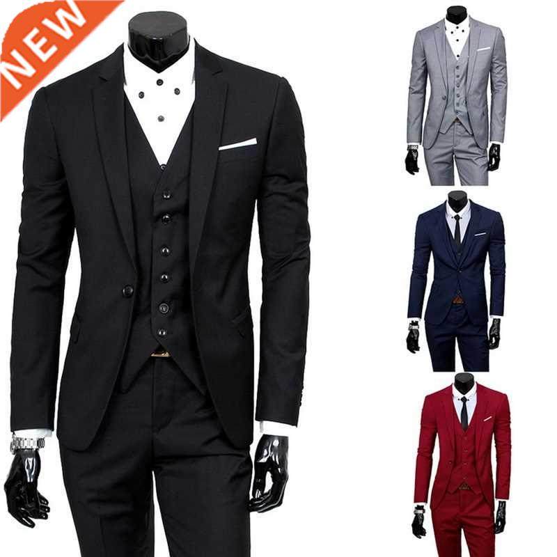 Wonderful Groom Male Wedding Prom Suit Green Slim Fit Tuxedo - 实物图