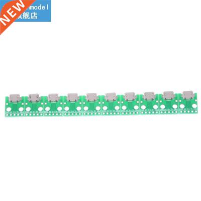 10pcs Female 5-Pin Pinboard Module Board Panel 2.54mm Micro