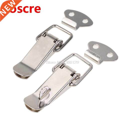6Pcs Metal Hardware Cabnet Boxes Sprng Loaded Latch Catch