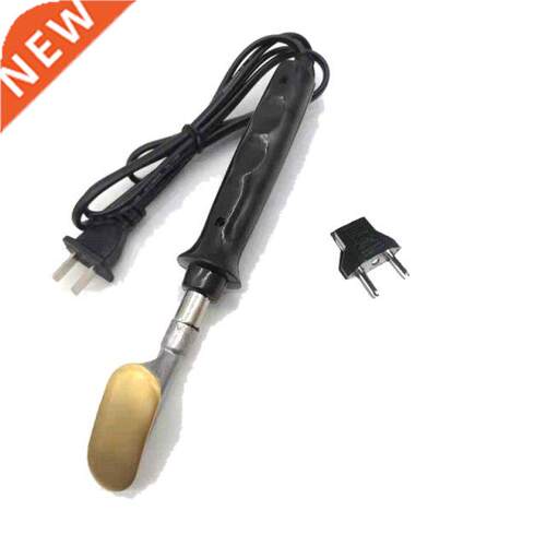 Electric Soldering Iron with Plastic Handle Flat Tip for Car