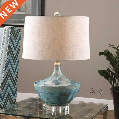 American Ceramic Table Lamp Living Room Bedroom Bedside