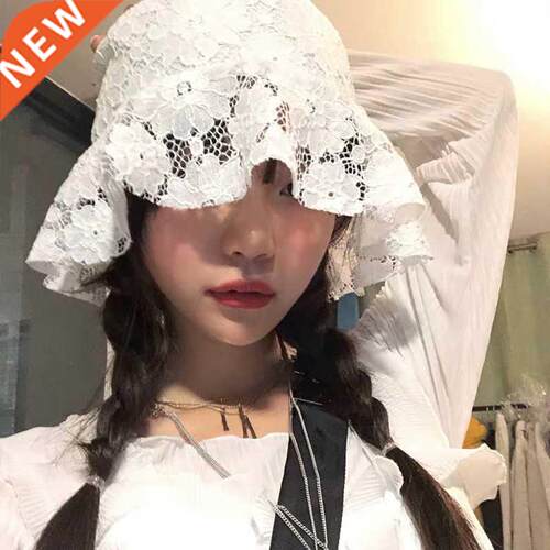 New Lce Ht for Women Soft Lce Flower Wide Brim Sun Hts S