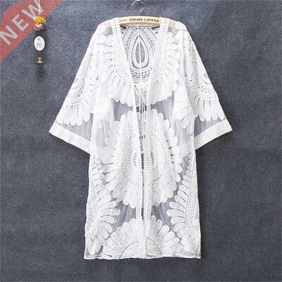 New Summer Swimsuit Lace Hollow Crochet each ikini ver Up