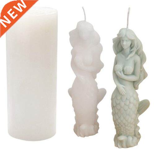 D Mermaid Mold Handmade Silicone Mould For Soap Candle
