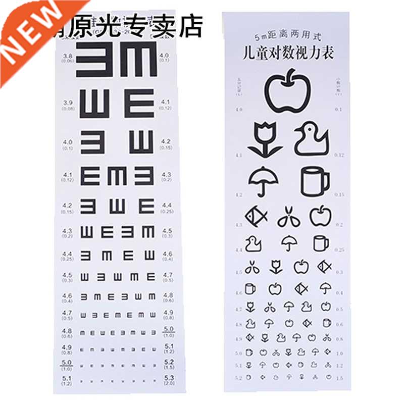 Eye Chart Letters Art Wall Decal Eyewear Specs Frames Sticke